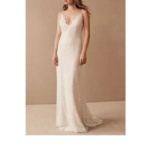BHLDN Catherine Deane Wesley Wedding Dress Size 10